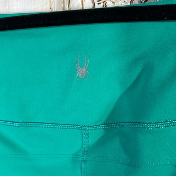 Spyder Active Wear Women's Teal Workout Pants with Side Pockets - Picture 7 of 11